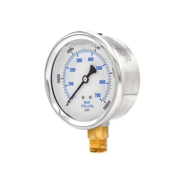 Engineered Specialty Products, Inc Pic Gauges 4" Pressure Gauge, Liquid